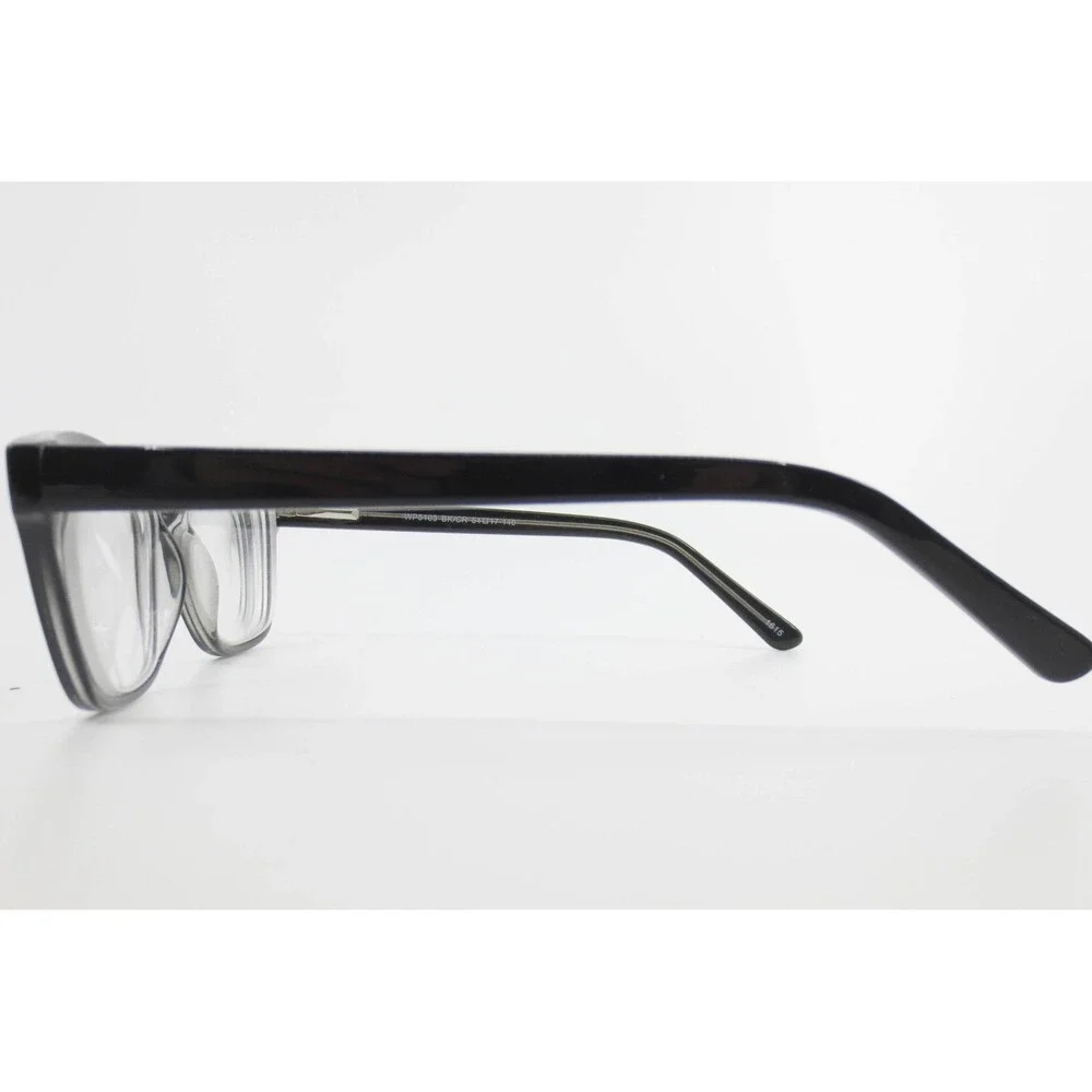 Warby Parker WP5103 BK/CR Black Crystal Rectangular Eyeglasses Frames 54-17-140